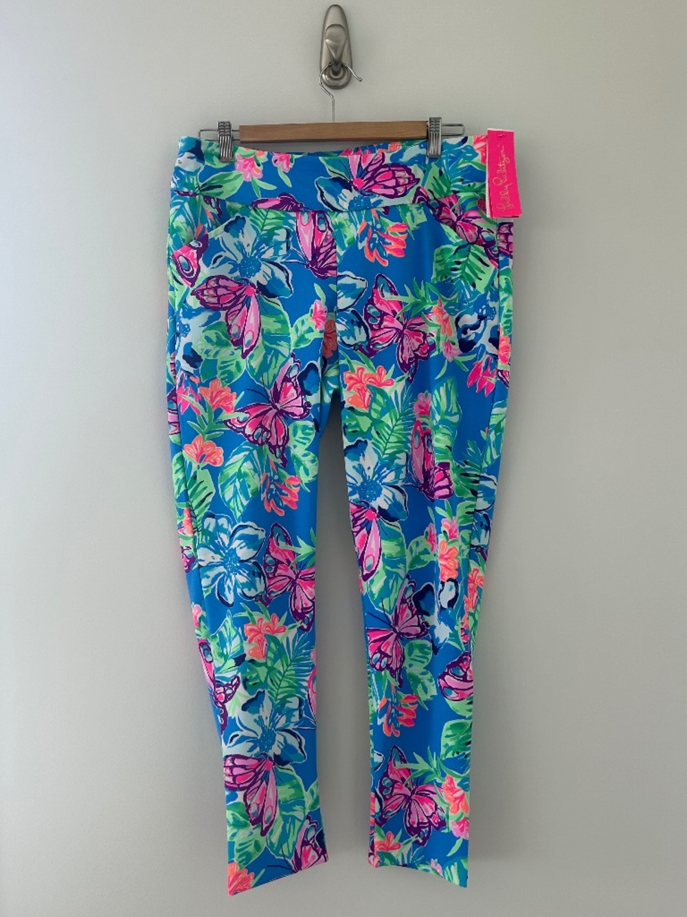 NWT Lilly Pulitzer Cameron Pant 28" UPF 50+ Pundy Blue Isle Be Back  Golf 14
